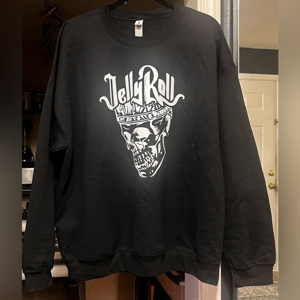 Jelly Roll XL Black Sweatshirt
